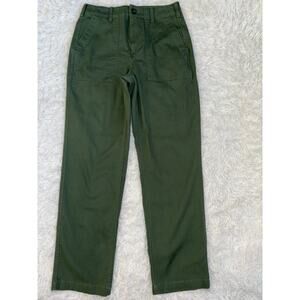 Lands End Women’s Sz. 6 Green Cargo/chino Pants. Excellent Condition